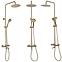 Duschset mit Thermostat Lungo Rea P6604 Gold gebürstete Oberfläche,5