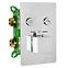 Unterputz Duschset mit Thermostat Fenix-Davis Rea P6356 Chrom,4