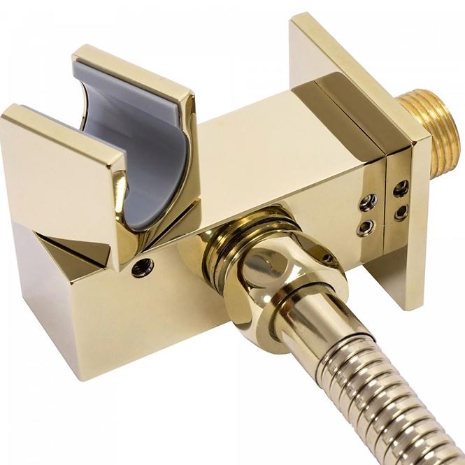 Unterputz Duschset mit Thermostat Fenix-Davis Rea P6324 Gold