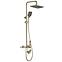 Duschset Helix Rea P6621 Gold gebürstete Oberfläche