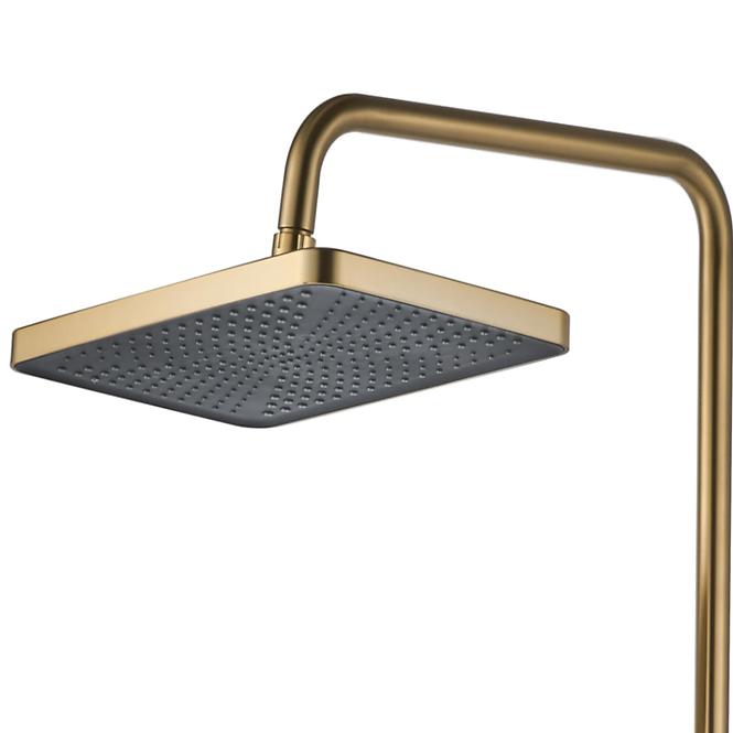 Duschset Helix Rea P6621 Gold gebürstete Oberfläche