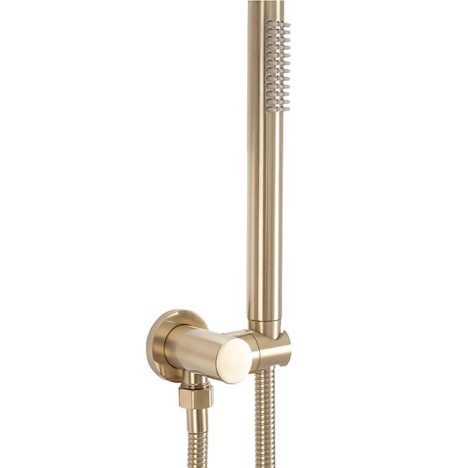 Unterputz Duschset Lungo Rea P4160 Gold gebürstete Oberfläche