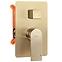 Unterputz Duschset Verso Rea P9150 Gold gebürstete Oberfläche,4