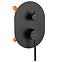 Unterputz Duschset Oval Rea P8467 Schwarz,4
