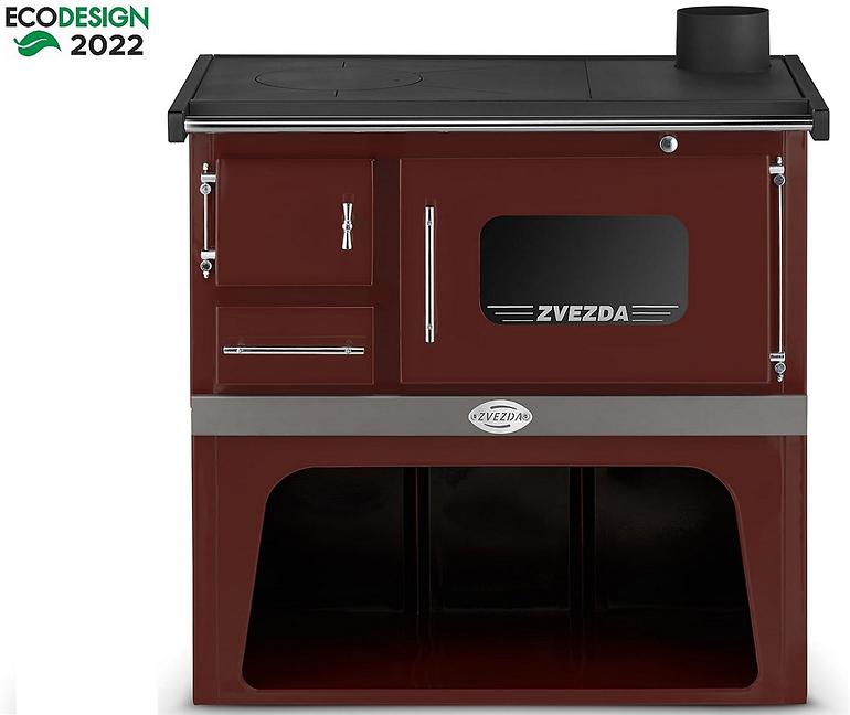 Küchenherd Zvezda Classic GFE Braun 5,7kW rechts Eco
