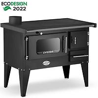 Küchenherd Narodna E 6kW Schwarz links Eco