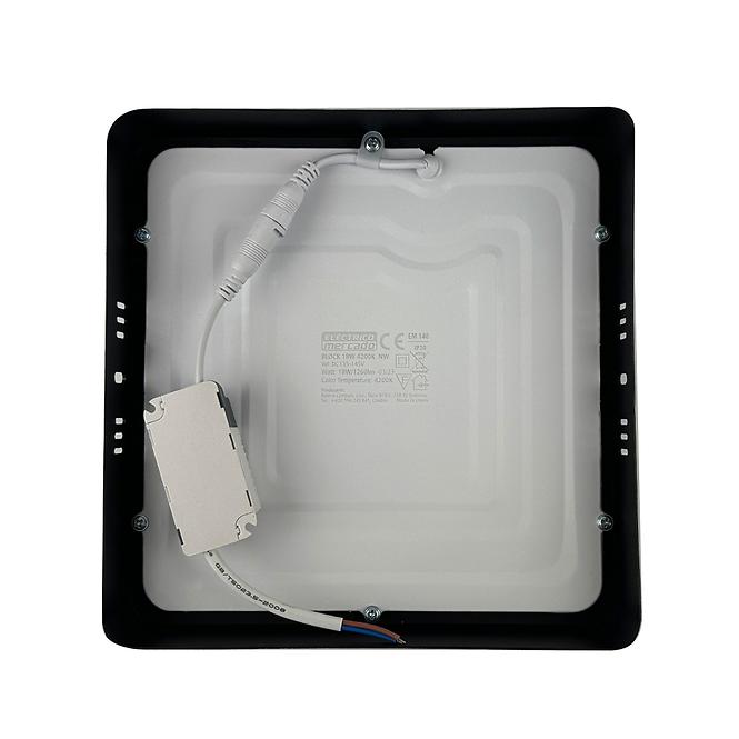 PANEL LED BLOCK 18W 4200K QUADRAT ANTHRAZIT