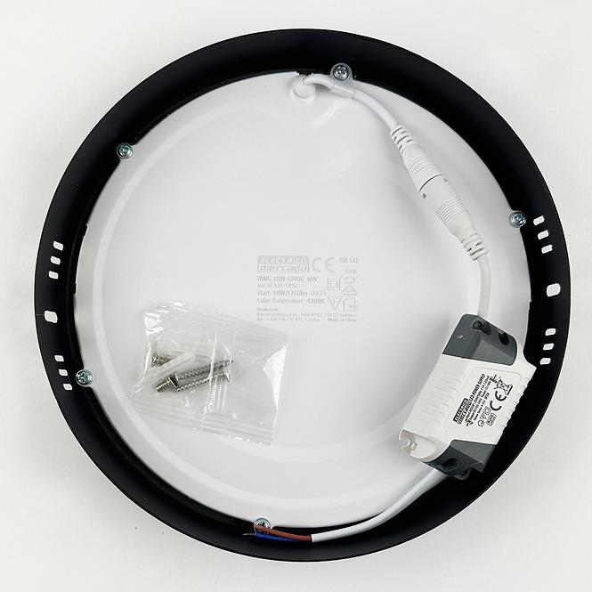 PANEL LED RING 24W 4200K RUND ANTHRAZIT