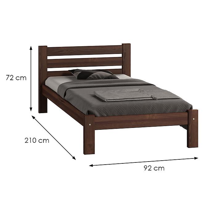 Bett  Adek 80 nuss 