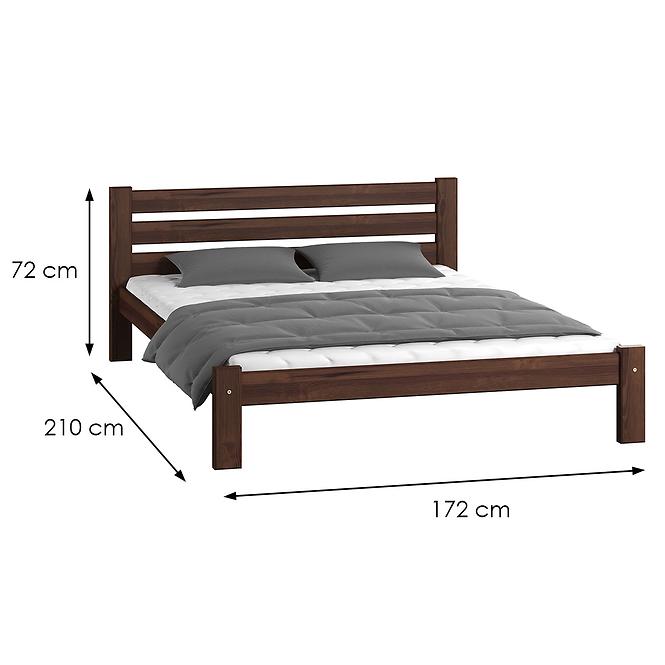Bett  Adek 160 nuss 