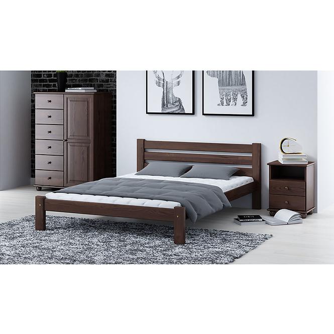 Bett  Adek 160 nuss 