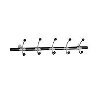 Wandstange mit Hacken  5461-1025 dunkle Buche