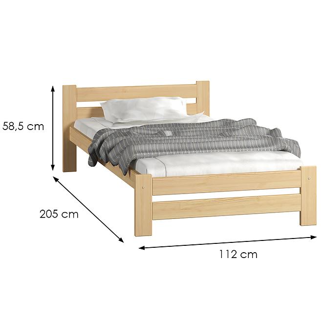Bett Agata 100X200 keifer ohne rahmen