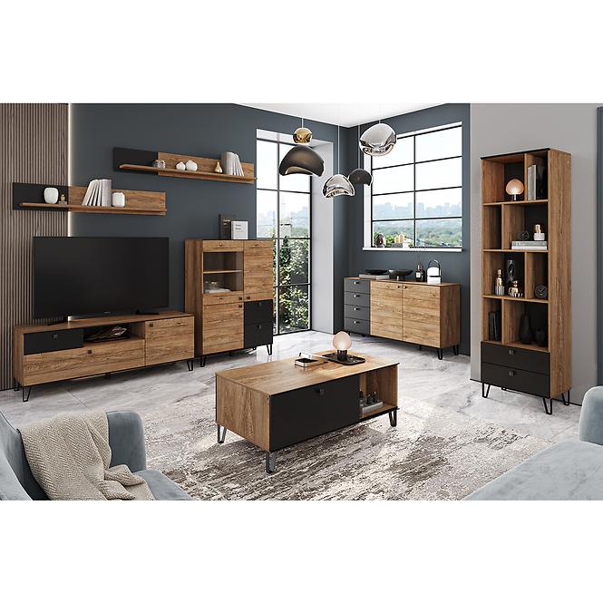 Kommode Weil e 2d4s burgund oak