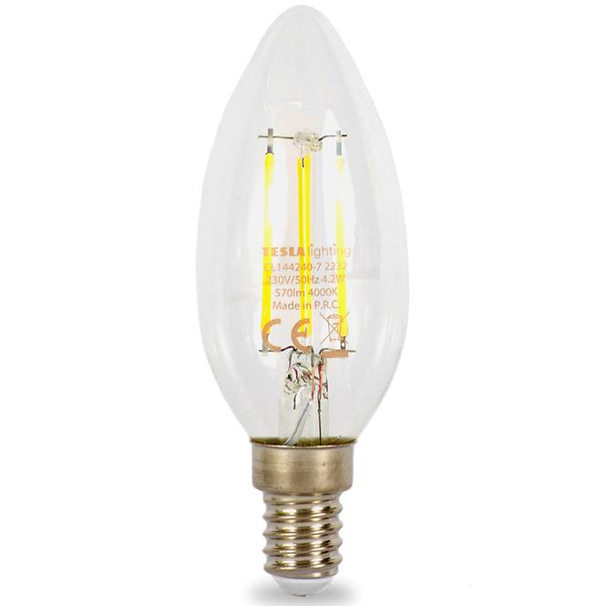 LED Lampe candle Kerze 4.2W E14 4000K 570LM