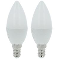 LED Lampe candle Kerze 5W E14 3000K 450LM, 2 pack