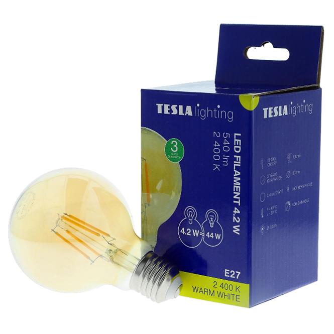 LED Lampe globe G80 vintage 5W E27 2400K 540LM