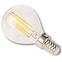 LED Lampe miniglobe filament retro 4.2W E14 2700K 470LM