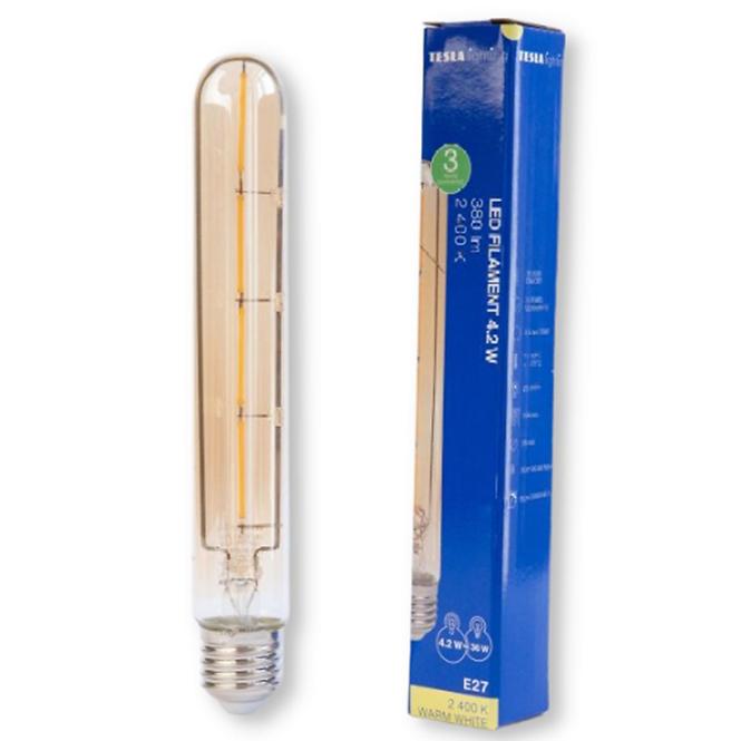 LED Lampe tube vintage 4.2W E27 2400K 380LM