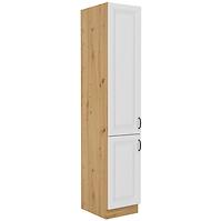 Küchenzeile Stilo Weiß Mat/Artisan 40DK-210 2F