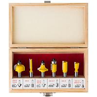 Set mit 6 Holzfräzern in einer Box