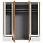 Schrank Whiteheaven 205 cm LNBS3411B-M216 mit Beleuchtung,3
