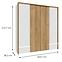 Schrank Whiteheaven 205 cm LNBS3411B-M216 mit Beleuchtung,5