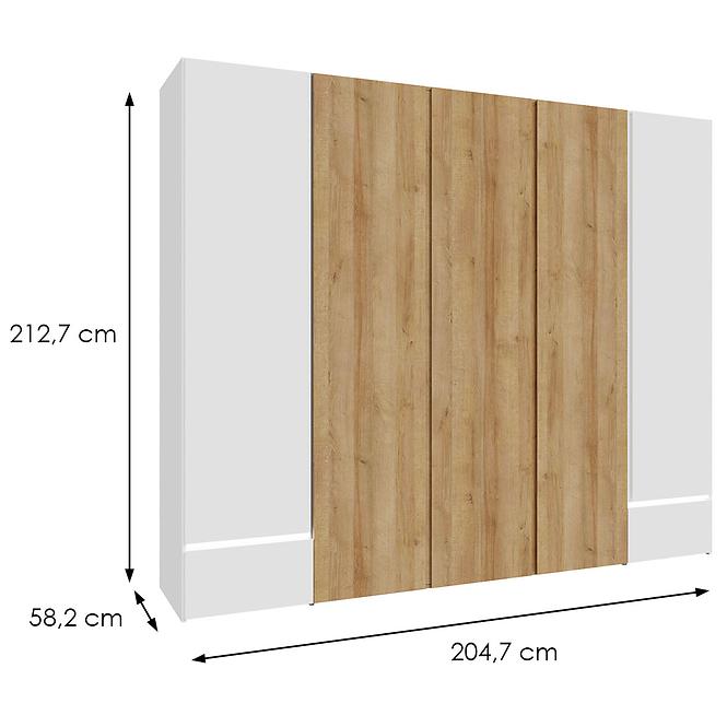Schrank Whiteheaven LNBS5511B-M216 mit Beleuchtung,5