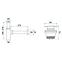 Siphon mit Abfluss klik-klak universal Rea A5215 Schwarz,4