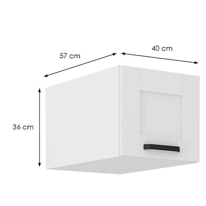 Küchenschrank Luna weiß matt/weiß 40 Nagu-36 1F