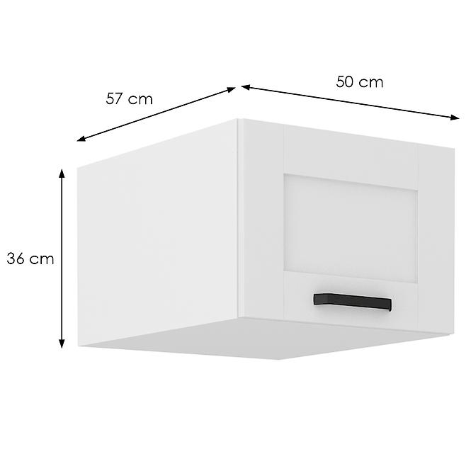 Küchenschrank Luna weiß matt/weiß 50 Nagu-36 1F