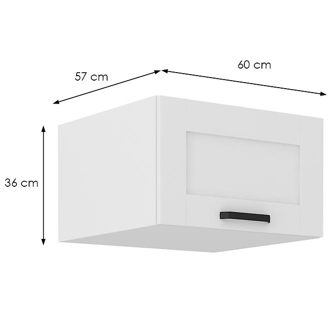 Küchenschrank Luna weiß matt/weiß 60 Nagu-36 1F