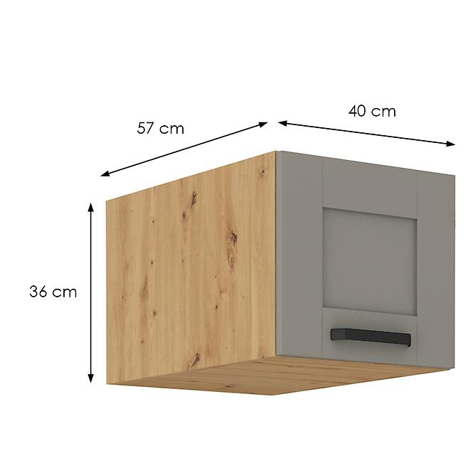 Küchenschrank Luna claygrey/artisan 40 Nagu-36 1F