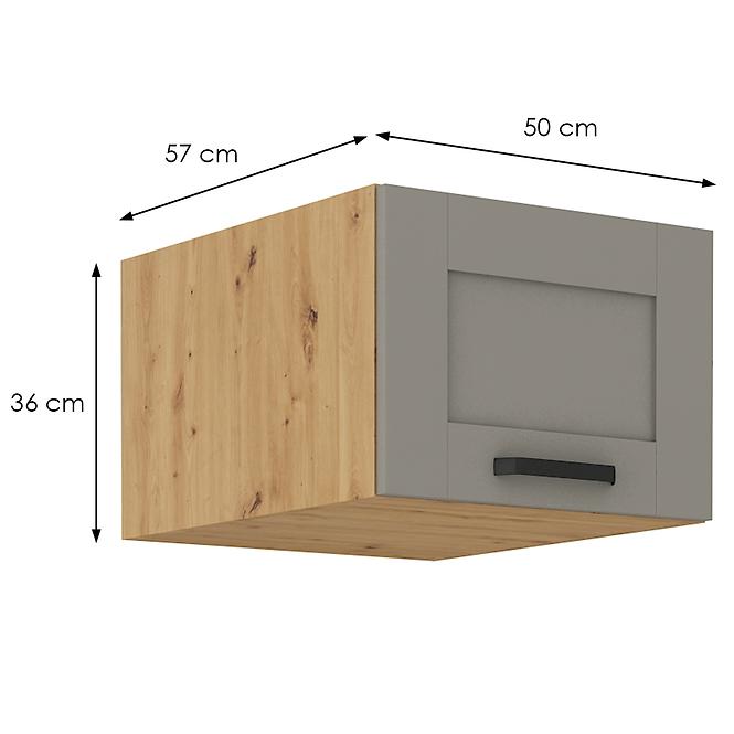 Küchenschrank Luna claygrey/artisan 50 Nagu-36 1F