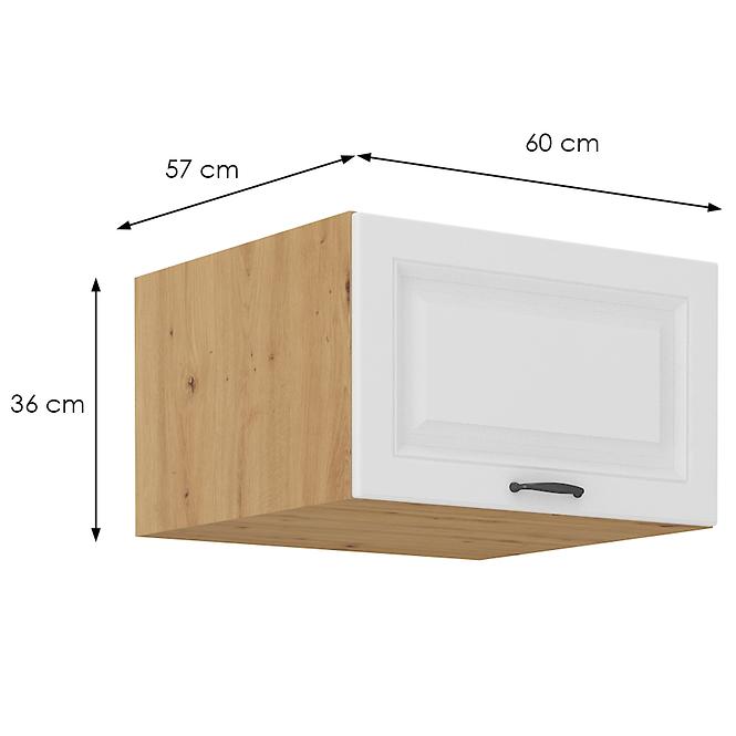 Küchenschrank Stilo weiß matt/artisan 60 Nagu-36 1F