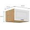Küchenschrank Stilo weiß matt/artisan 60 Nagu-36 1F,2