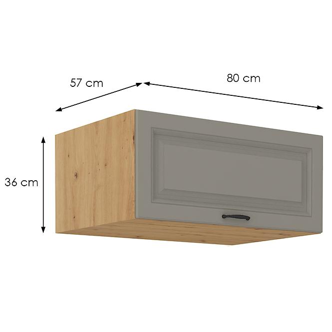 Küchenschrank Stilo claygrey/artisan 80 Nagu-36 1F
