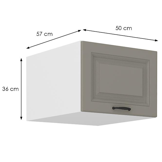 Küchenschrank Stilo claygrey/weiß 50 Nagu-36 1F