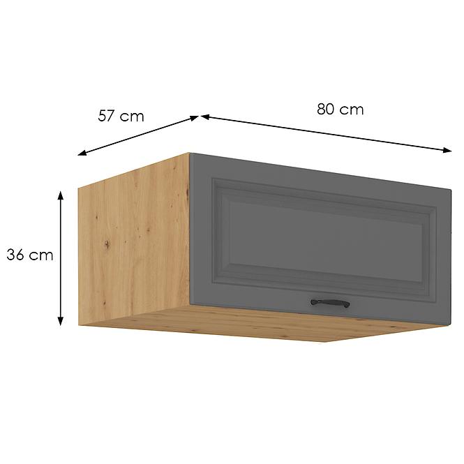 Küchenschrank Stilo dustgrey/artisan 80 Nagu-36 1F
