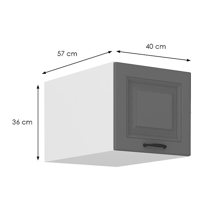 Küchenschrank Stilo dustgrey/weiß 40 Nagu-36 1F