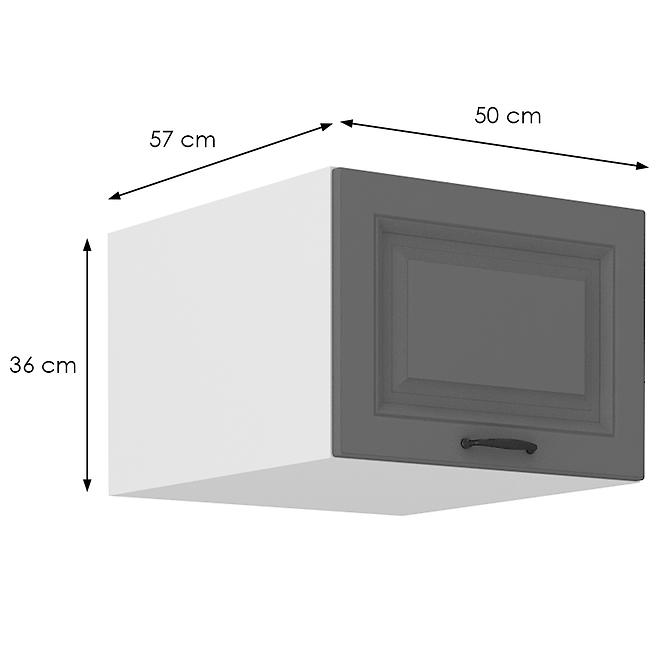Küchenschrank Stilo dustgrey/weiß 50 Nagu-36 1F