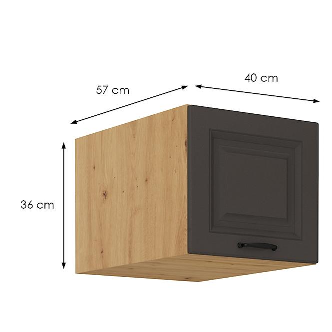 Küchenschrank Stilo graphit matt/artisan 40 Nagu-36 1F