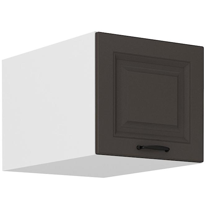 Küchenschrank Stilo graphit matt/weiß 40 Nagu-36 1F