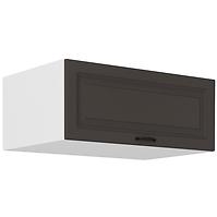 Küchenschrank Stilo graphit matt/weiß 80 Nagu-36 1F