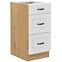 Küchenschrank Stilo weiß matt/artisan 40D 3S BB