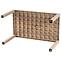 Tisch aus Kunststoff Infinity Beige, 147x87 cm,2
