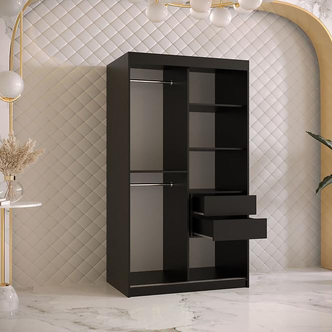 Schrank Gustavo 1 100 schwarz