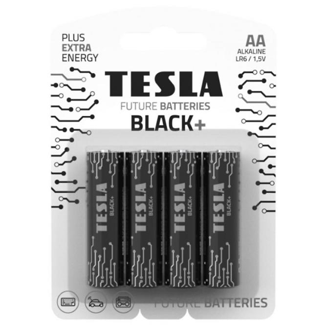 Batterie Tesla AA LR06 Black+ 4 Stk.