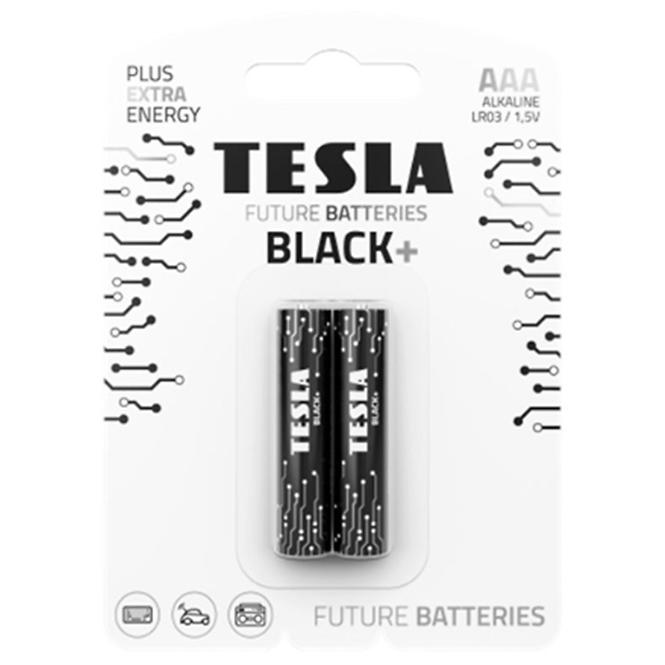 Batterie Tesla AAA LR03 Black+ 2 Stk.
