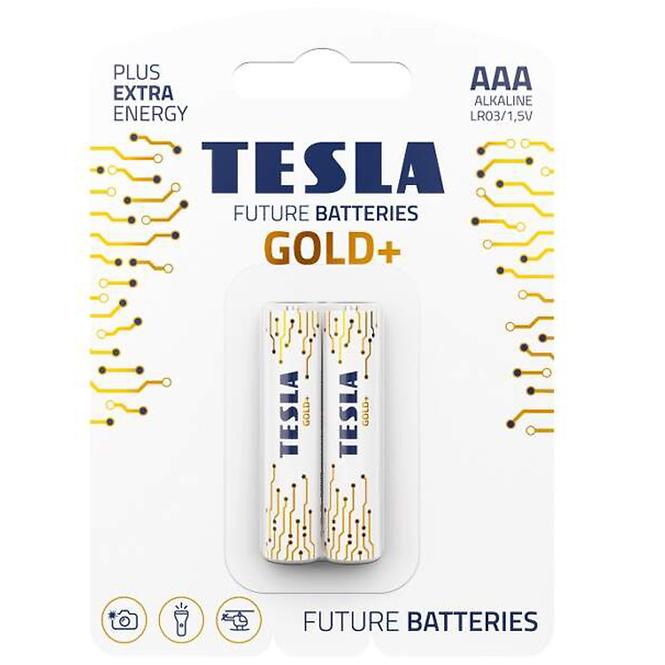 Batterie Tesla AAA LR03 Gold+ 2 Stk.